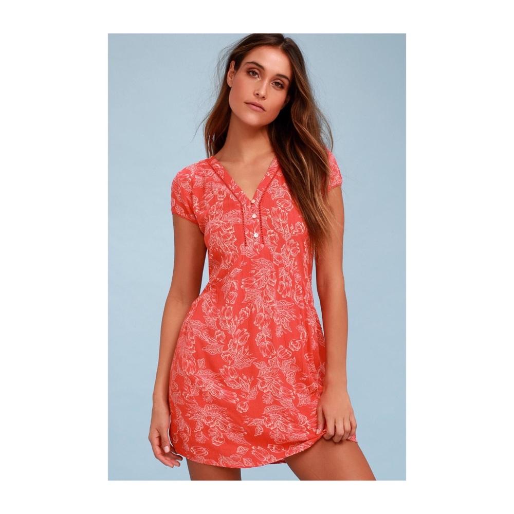 Amuse Society Floral Dress XS
